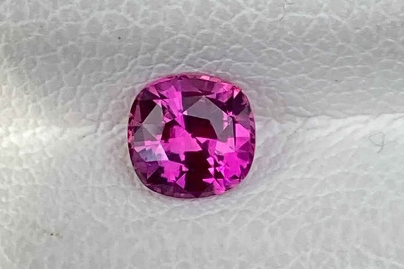 Ceylon Pink Sapphire – Cushion Cut Heated Gemstone 0.70ct