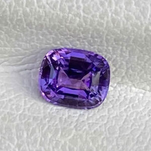 Ceylon Purple Sapphire – 0.60ct Cushion Cut Unheated Gemstone