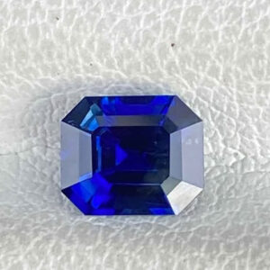 Ceylon Royal Blue Sapphire – 1.06ct Emerald Cut | Sri Lanka Gemstone